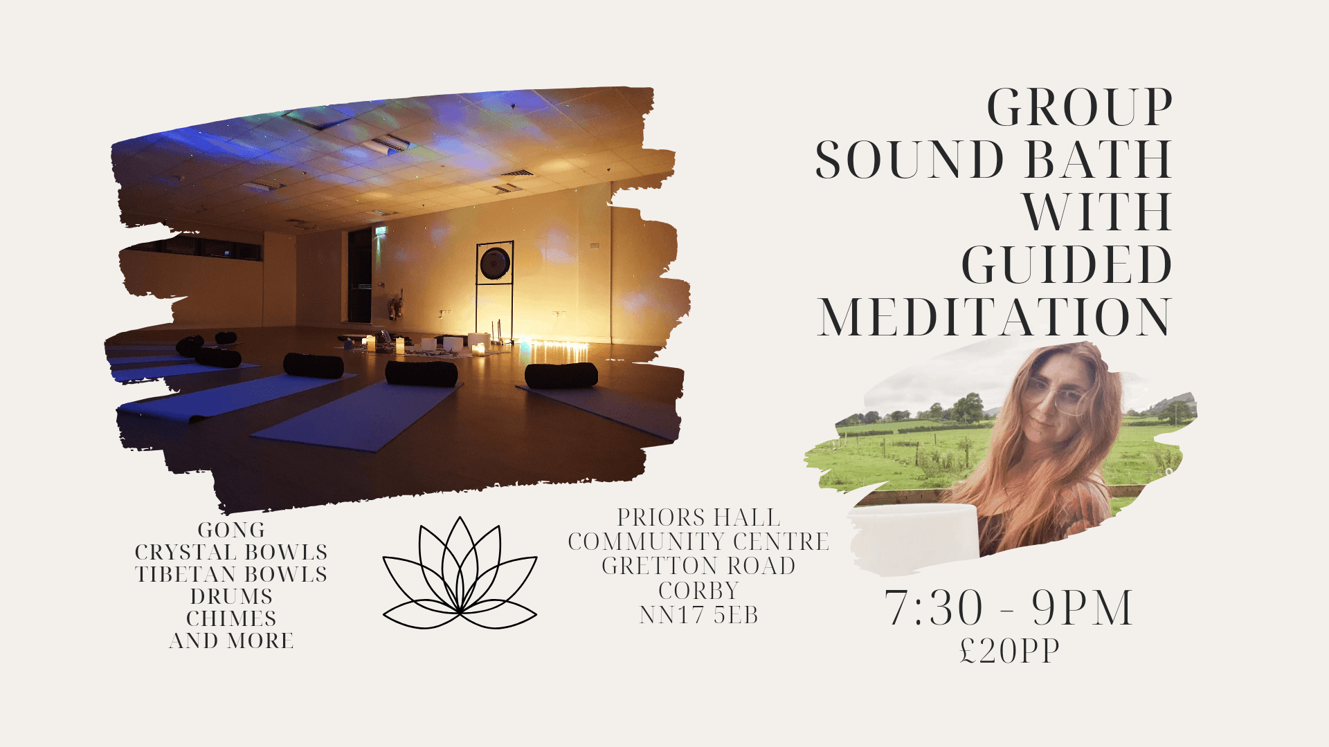 Corby Sound Bath with Guided Meditation