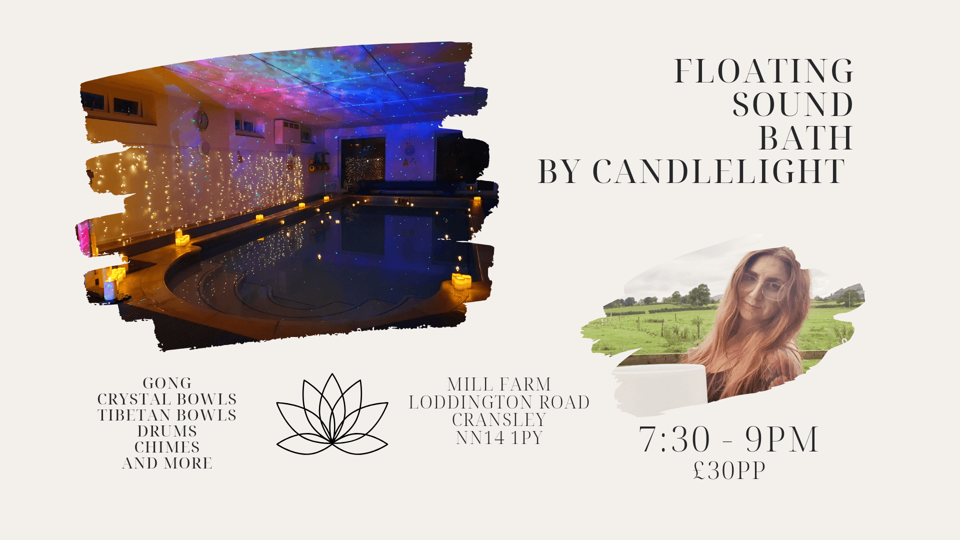 SOLD OUT - Floating Sound Bath by Candlelight