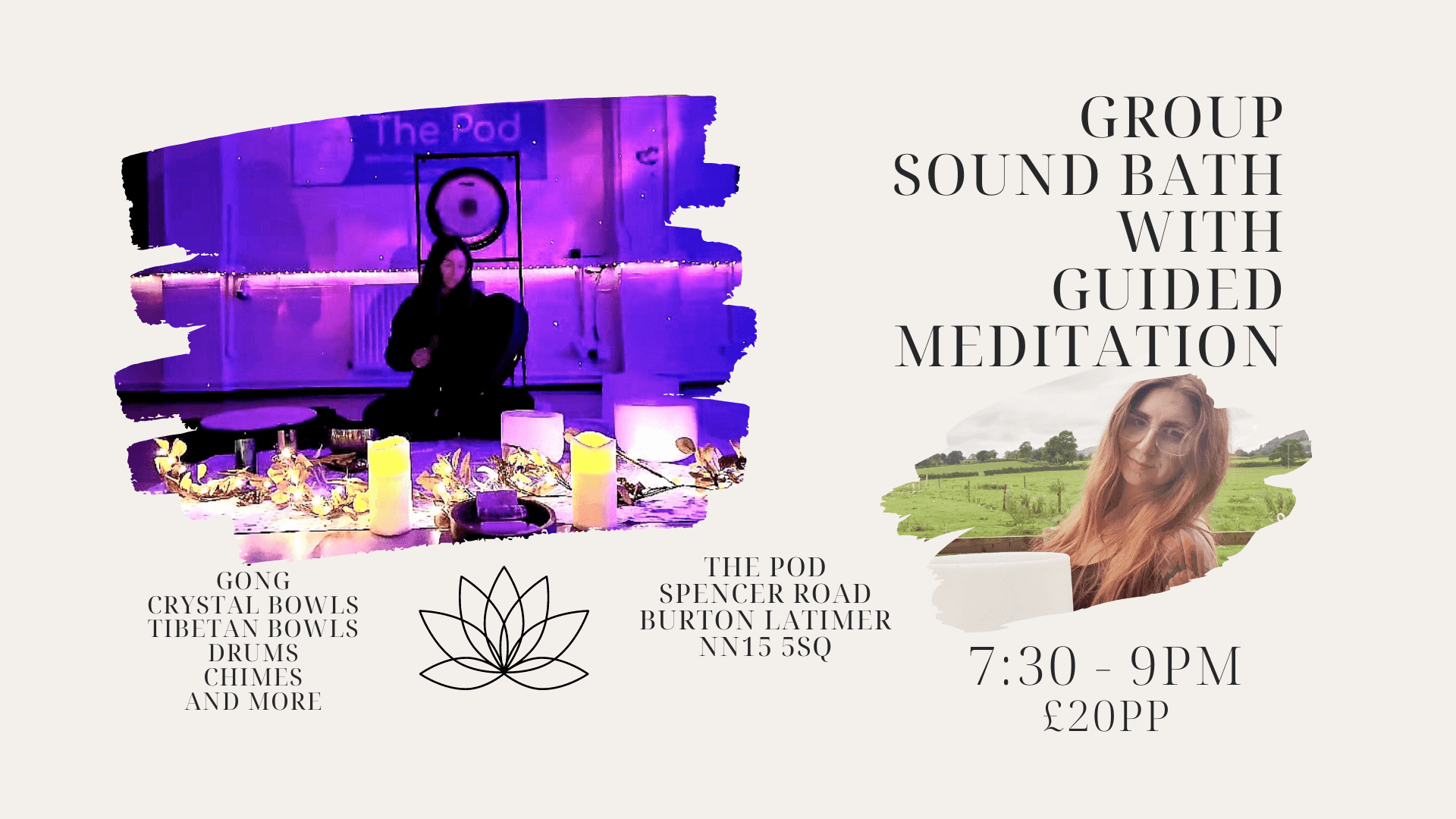 5PM - Burton Latimer Sound Bath with Guided Meditation